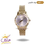 ساعت مچی زنانه داتیس طلایی صفحه سفید 8566/2