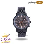 ساعت داتیس مردانه فلزی تمام مشکی 8581/14