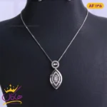 گردنبند نقره زنانه طرح چشم | AF135