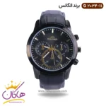 ساعت الگانس مردانه بند چرمی مشکی G2034/11
