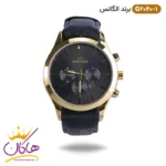 ساعت الگانس مردانه بند چرمی مشکی مدل G2040