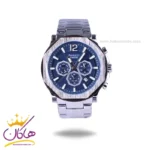 ساعت فروچی مردانه فلزی نقره ای صفحه سورمه ای FC03255/01