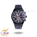 ساعت عقربه ای فروچی مردانه فلزی مشکی FC14168FM/02