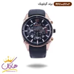 ساعت گرناویک مردانه بند چرم مشکی کرنوگراف 467006702