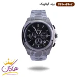 ساعت گرناویک مردانه فلزی تمام دودی کرنوگراف 469004602