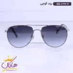 عینک آفتابی گوچی مردانه خلبانی نقره ای GG 1236/4