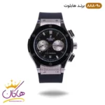 ساعت هابلوت زنانه کرنوگراف مشکی سه موتوره 888/90