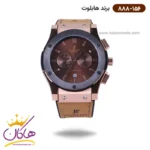 ساعت هابلوت مردانه بند جیر عسلی کرنوگراف 888/156