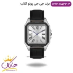 ساعت جی جی پولو مردانه بند چرمی صفحه مربعی کد 1222/11525/3