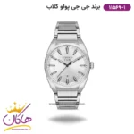 ساعت مچی جی جی کلاب مردانه استیل نقره ای کد 11569/1