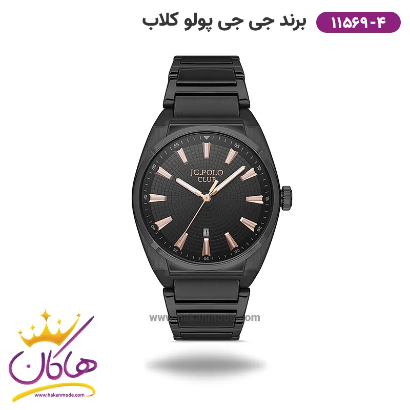 ساعت مچی جی جی کلاب مردانه استیل مشکی کد 11569/4 ساعت مچی جی جی کلاب مردانه استیل مشکی کد 11569/4 - Image 1