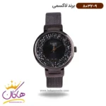 ساعت لاکسمی زنانه استیل مشکی نگین دار 8032/9