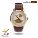 ساعت لاکسمی مردانه بند چرمی قهوه ای اتوماتیک 8531/2