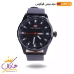 ساعت مینی فوکوس مشکی بند چرم اندکس سفید MF0027/08