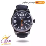 ساعت مینی فوکوس مشکی بند برزنتی Mini Focus | MF 0032