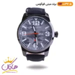 ساعت مینی فوکوس طوسی بند مشکی 5/Mini focus | MF 0032