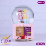 گوی موزیکال زوج زمستانی قاب عکس دار 6639/5