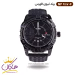 ساعت نیوی فورس مردانه بند چرمی مشکی کد 9117/4