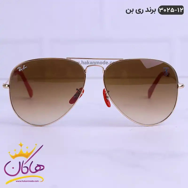 عینک آفتابی ری بن مردانه مدل 3025 قهوه ای عینک آفتابی ری بن مردانه مدل 3025 قهوه ای | Rayban - Image 1