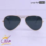 عینک آفتابی ری بن مردانه مدل 3025 طلایی مشکی | Rayban 