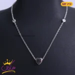 گردنبند نقره زنانه طرح قلب | MF316