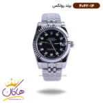 ساعت رولکس زنانه فلزی دیت جاست نقره ای 4042/14