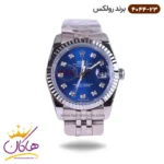 ساعت رولکس مردانه فلزی صفحه آبی 4044/23