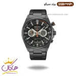 ساعت سیکو مردانه بند فلزی کرنوگراف مشکی SSB399P1