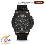 ساعت سرجیو تاچینی مردانه مشکی بند چرمی 10402/4