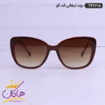 عینک آفتابی تیفانی زنانه پروانه ای قهوه ای TF4315