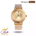 ساعت ورساچه زنانه فلزی طلایی کد 99018/3
