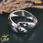 دستبند استیل زنانه النگویی طرح مار | 1212/16