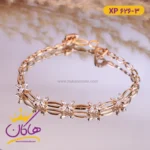 دستبند استیل زنانه زنجیر بیضی | کد xp 626/3