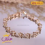 دستبند استیل زنانه زنجیری طرح ستاره | کد xpg 236/4