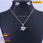 نیم ست استیل زنانه مدل سیاره زحل | کد XP 46006/1