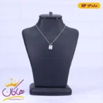 گردنبند استیل زنانه آویز مستطیلی | کد XP600/1