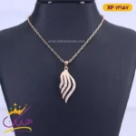 گردنبند استیل زنانه طرح بال فرشته | xp 13157