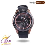 ساعت زارا مردانه بند چرم کرنوگراف مشکی رزگلد G3028/1