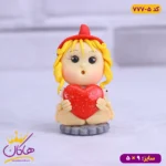مجسمه خمیری دختر کلاه قرمز ولنتاین | کد 777/5