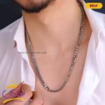 زنجیر کارتیر مردانه نقره ای | stainless steel H 112