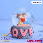 گوی کوچک چراغدار طرح زوج عاشق | کد 5768/۳۰