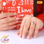 انگشتر زنانه گوی و مروارید ژوپینگ | XP 839/1