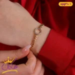 دستبند کارتیر و دایره نگین دار | xpg 210/1