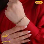 دستبند زنانه بی نهایت تمام نگین | xp 739/1