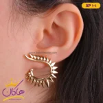 گوشواره چفتی طرح خورشید ژوپینگ | کد 1/1 Xuping