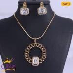 نیم ست کارتیر تک نگین ژوپینگ | xp 252/1