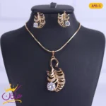 نیم ست ژوپینگ برگ تک نگین | xip 891/1