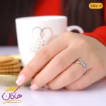انگشتر ژوپینگ زنانه گره ای | xp 757/2