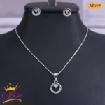 نیم ست نقره رینگ و قلب | AR 174