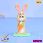 مجسمه خمیری خرگوش هویج به دست فانتزی | 125